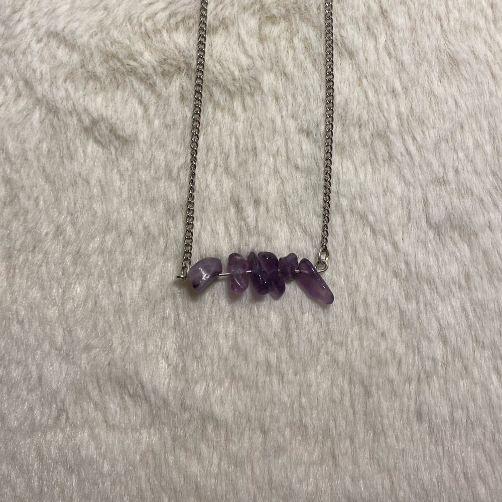 Amethyst Stone Necklace